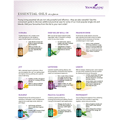 Essential Oils at a Glance - lankstinukai (25 vnt.)