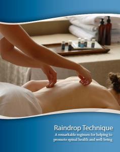 Raindrop Technique -mokymo bukletas